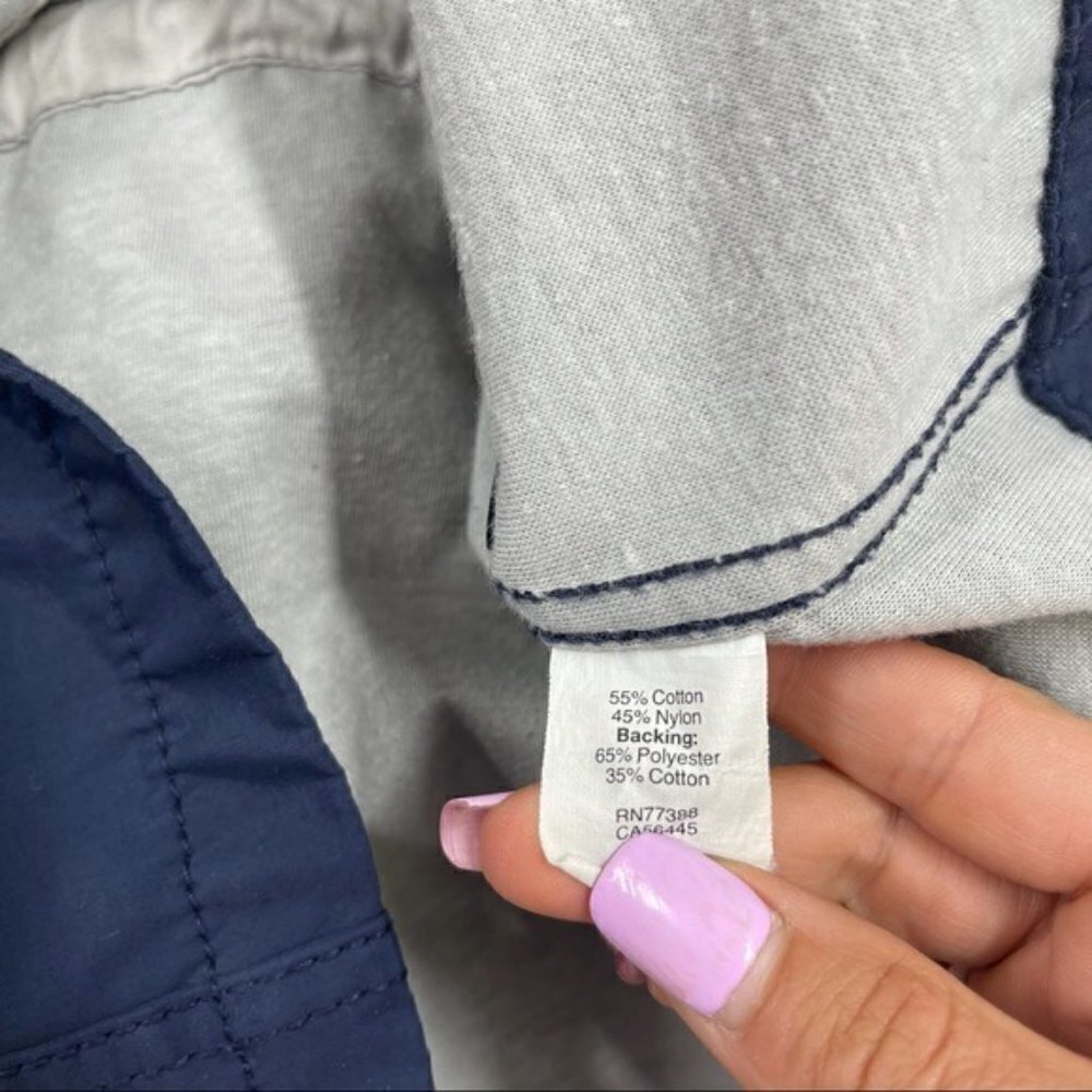 Madewell Fieldwalk Navy Blue Hooded Winter Jacket Women's Size Small S - Picture 11 of 12